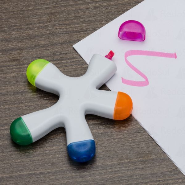 Caneta Marca Texto personalizada em formato splash Caneta Marca Texto personalizada em formato splash